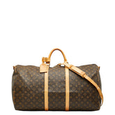 ルイ ヴィトン モノグラム キーポル バンドリエール 60 ボストンバッグ ショルダーバッグ 2WAY M41412 ブラウン PVC レザー レディース LOUIS VUITTON 【中古】